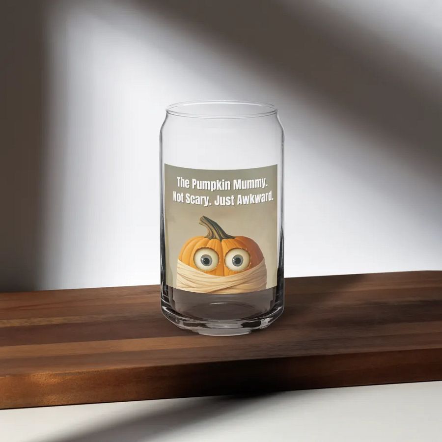The Pumpkin Mummy Can- Shaped Glass product image (5)