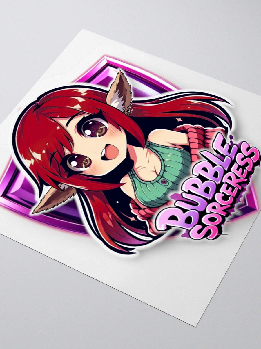 Bubble logo sticker product image (12)