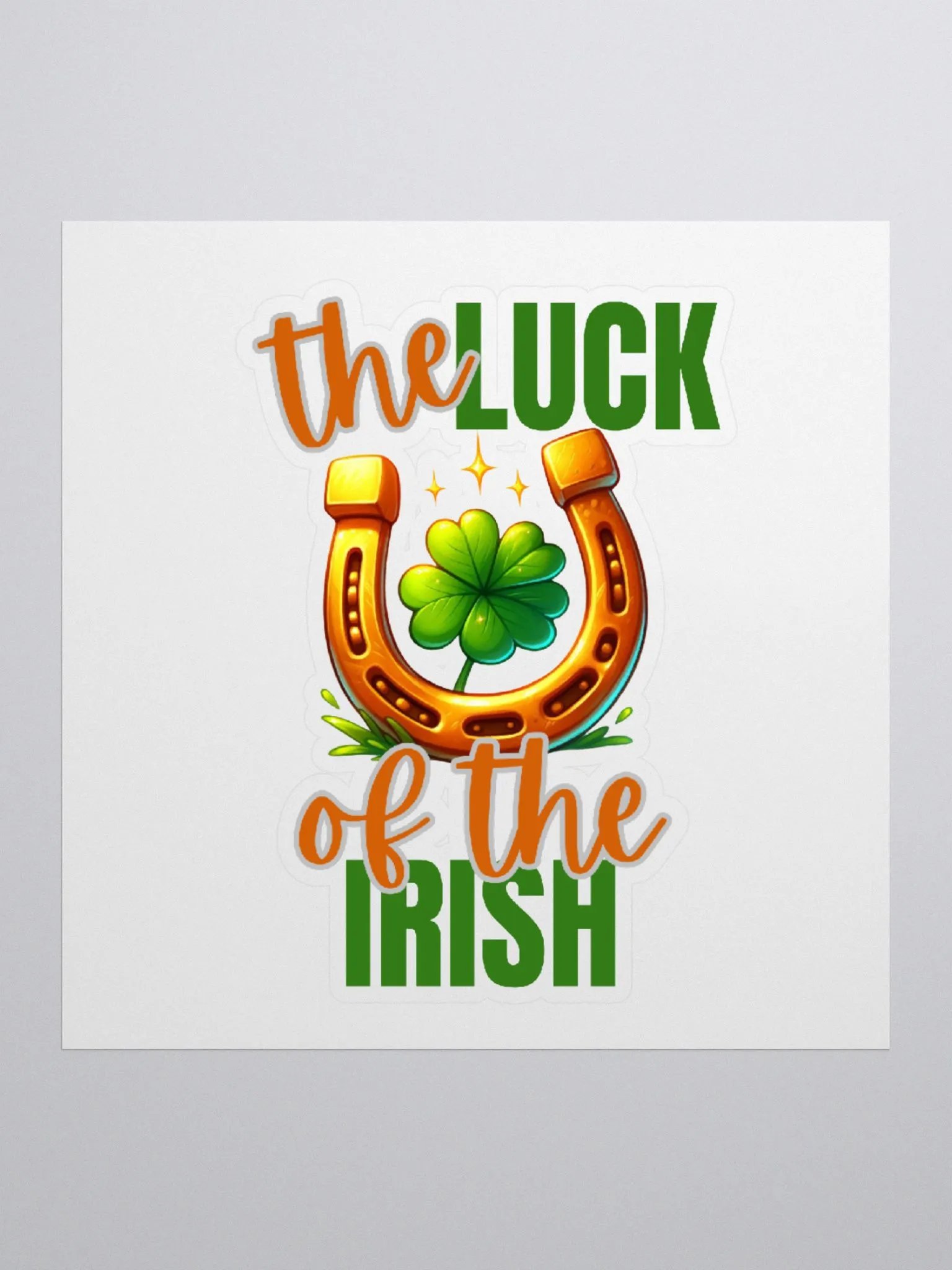 The Luck of the Irish Sticker product image (2)
