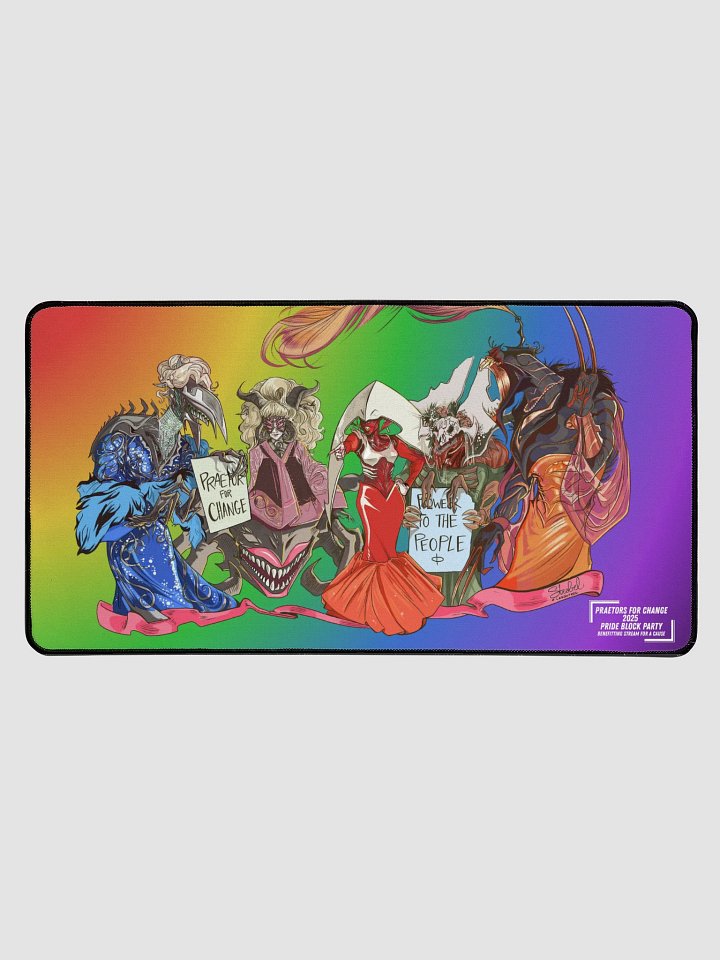 Praetor Pride Playmat/Deskmat -- Pride Flag product image (1)