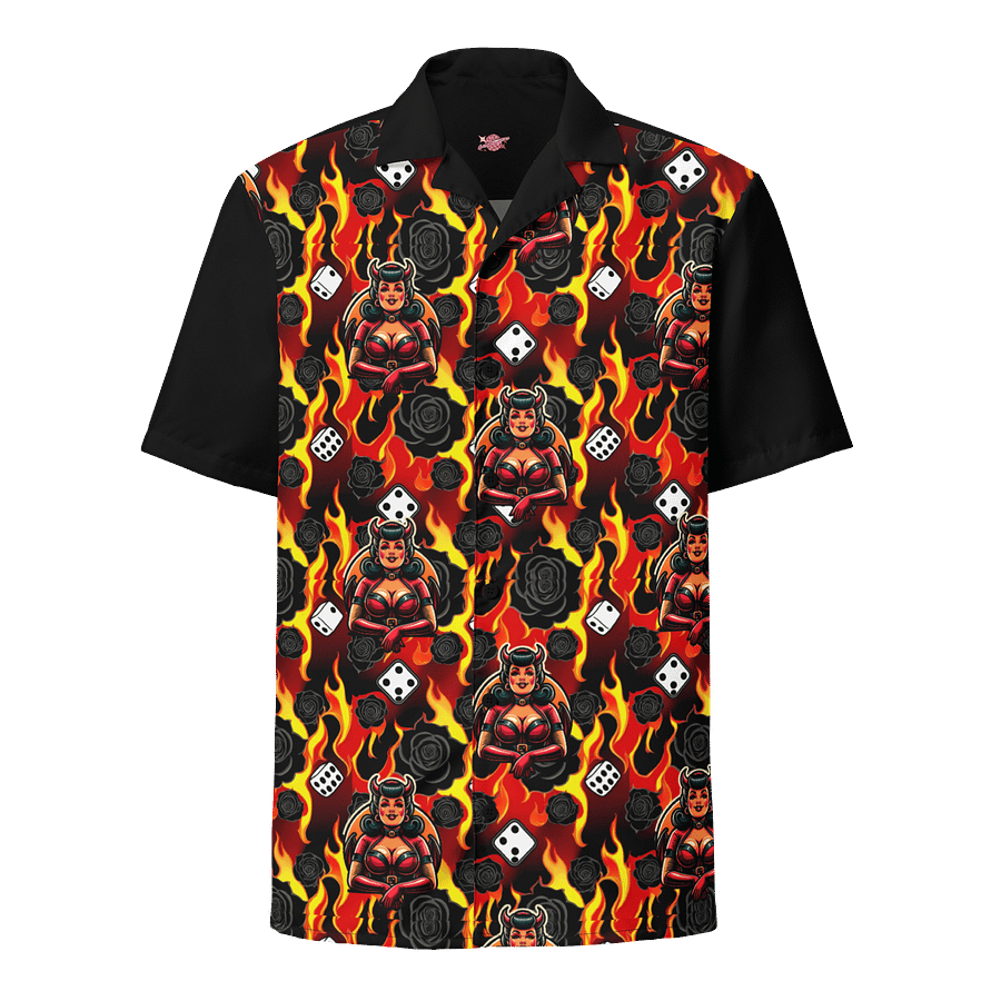 Rockabilly Devil Girl Hawaiian Shirt product image (1)