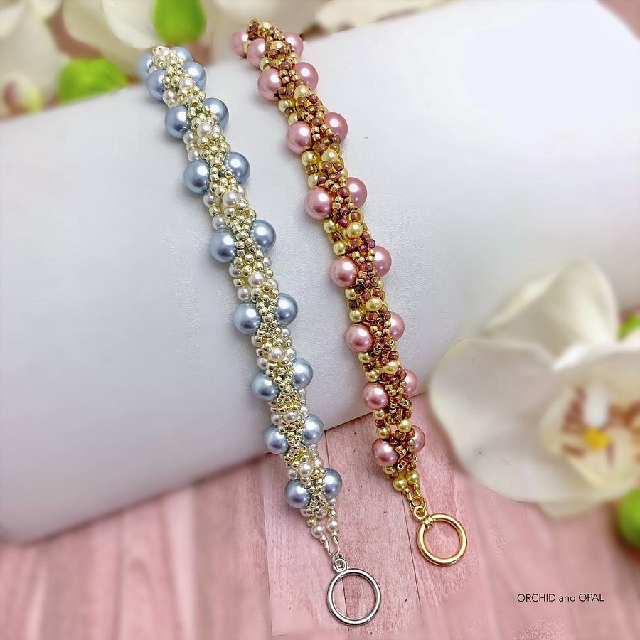 Digital Beading Pattern – Tahitian Beaded Pearl and Seed Bead Bracelet product image (7)