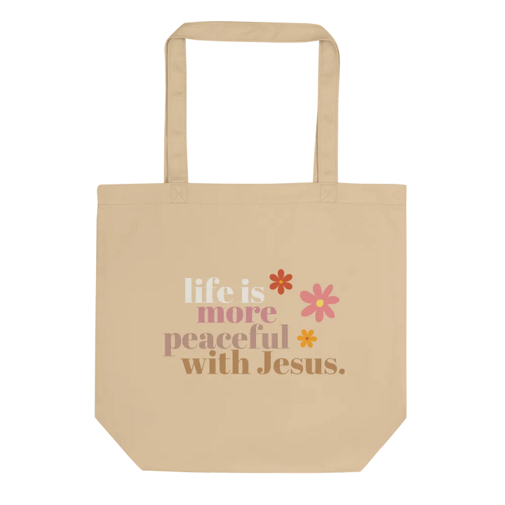 Peace With Jesus Eco-Friendly Tote product image (1)