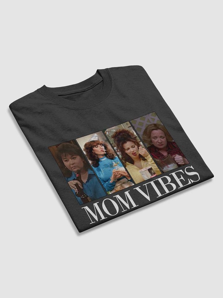 'MOM VIBES' -T-Shirt Black/HeatherGray product image (2)