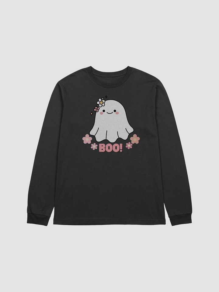 Flower Boo Ghost Long Sleeve Tee product image (1)
