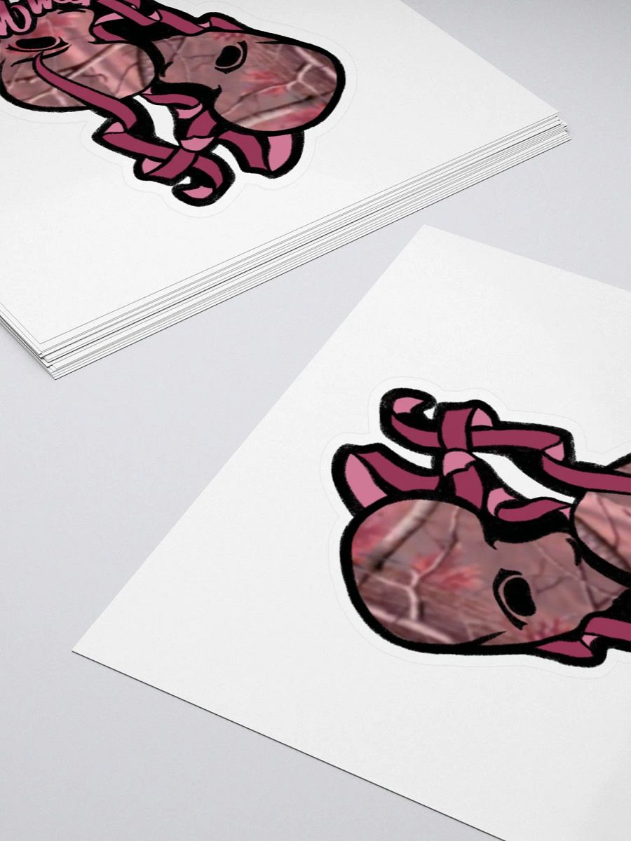 Pink Woodland Camo Logo Sticker product image (11)