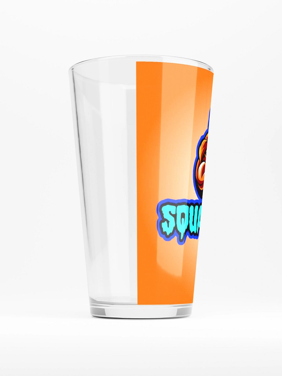 SQUASH1997 Flaming Skull Logo Pint Glass product image (2)
