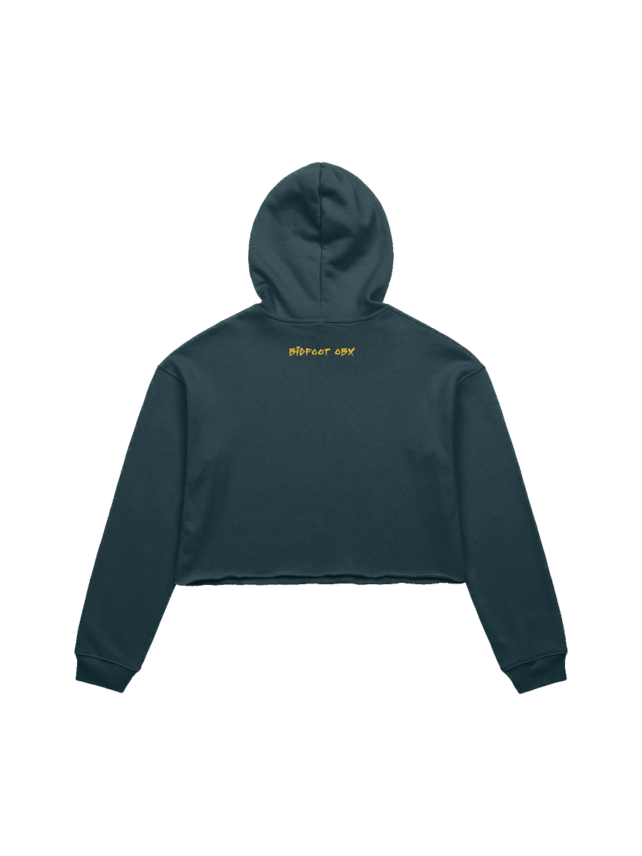 Destination Bigfoot Bronco Bigfoot Logo Bella+Canvas Fleece Women's Crop Hoodie (Multiple Colors Available) product image (2)