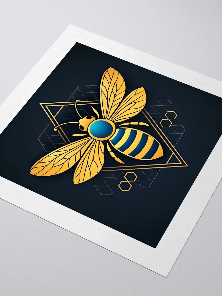 Geometric Bee Kiss Cut Stickers product image (3)