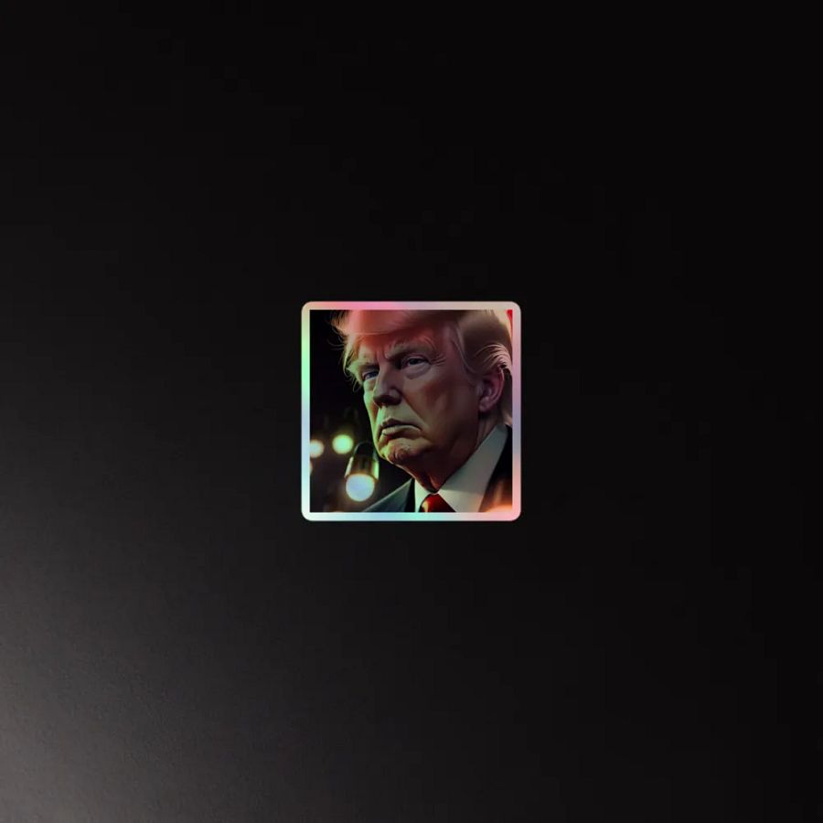 Dedication to America Holographic Sticker product image (4)