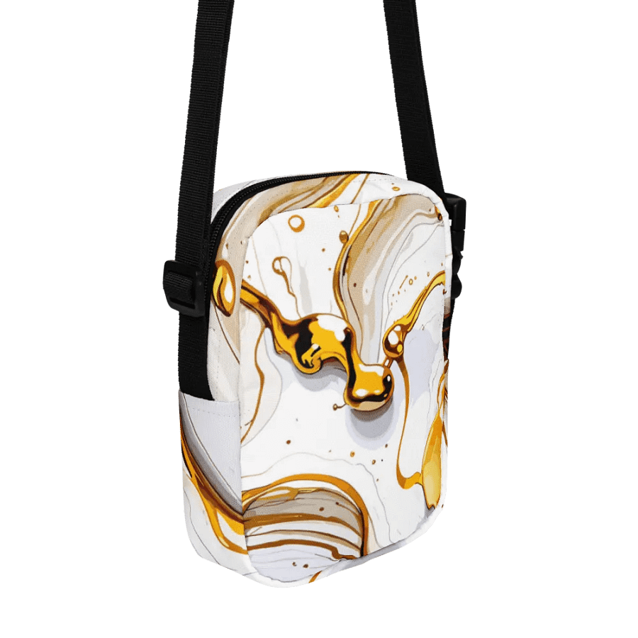 Golden Swirls All-Over Crossbody Bag product image (6)