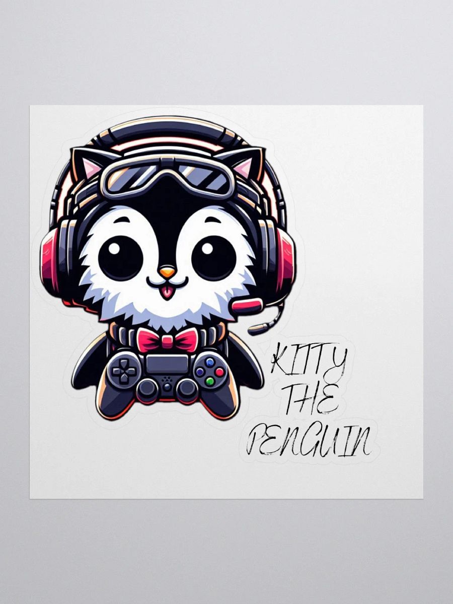 Game On Kitty - Vinyl Kiss Cut Stickers product image (2)