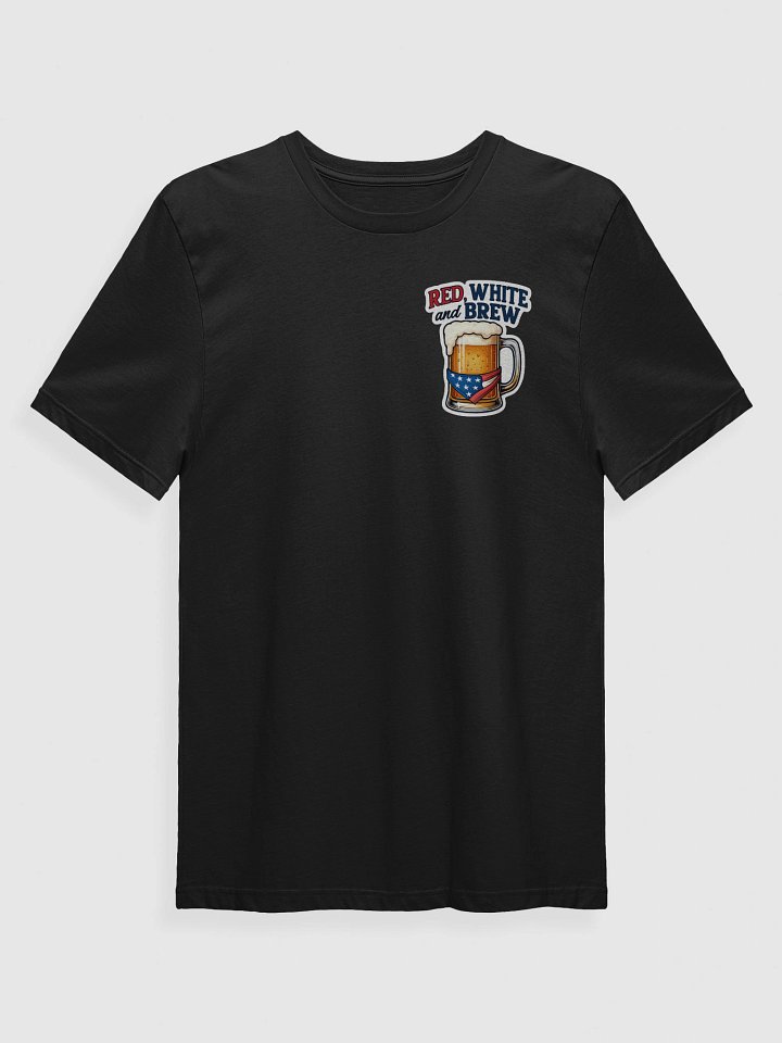 Red, White & Brew Tee – Cheers to Freedom and Flavor product image (1)