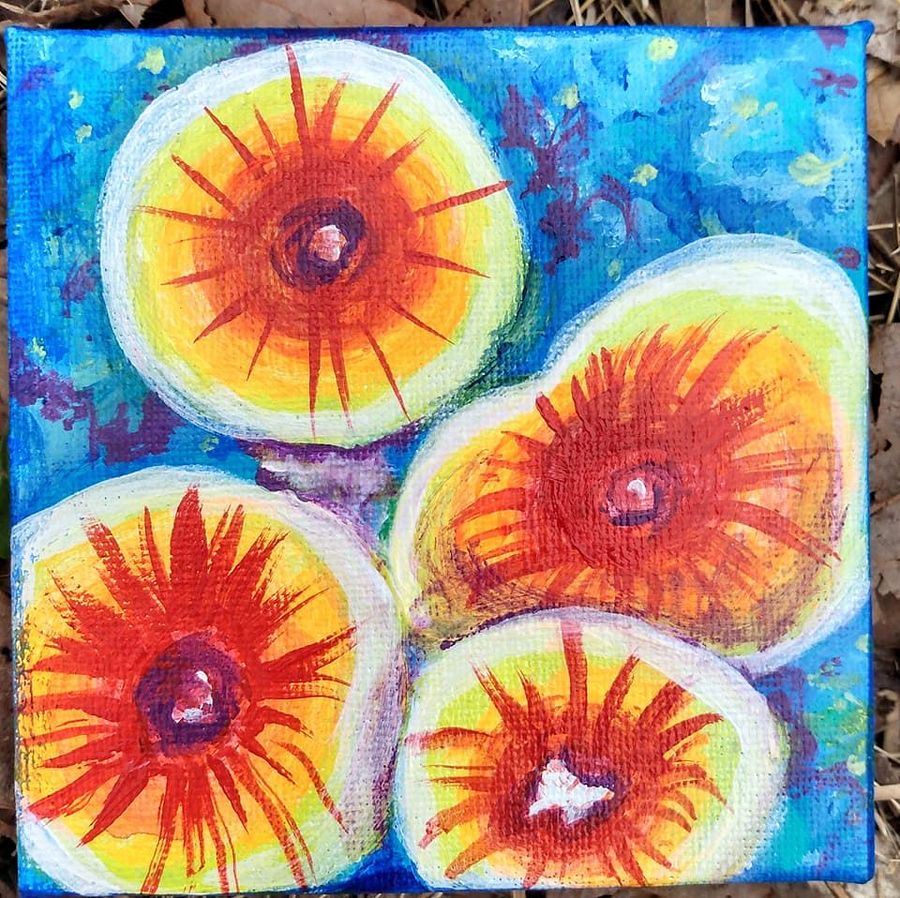 American Caesar Cluster (Acrylic Painting) product image (1)