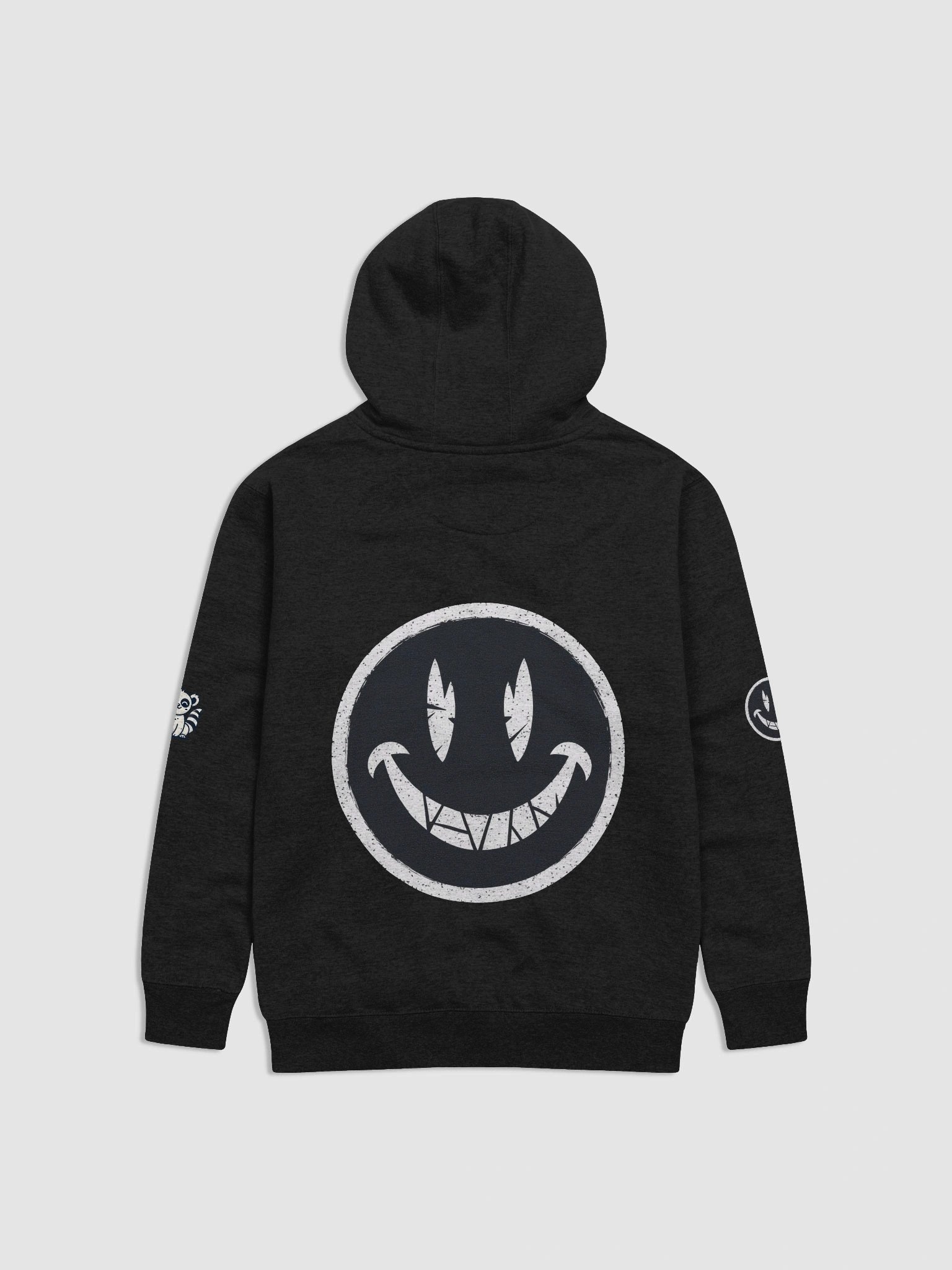 Cracked Grin Smiley Hoodie product image (4)