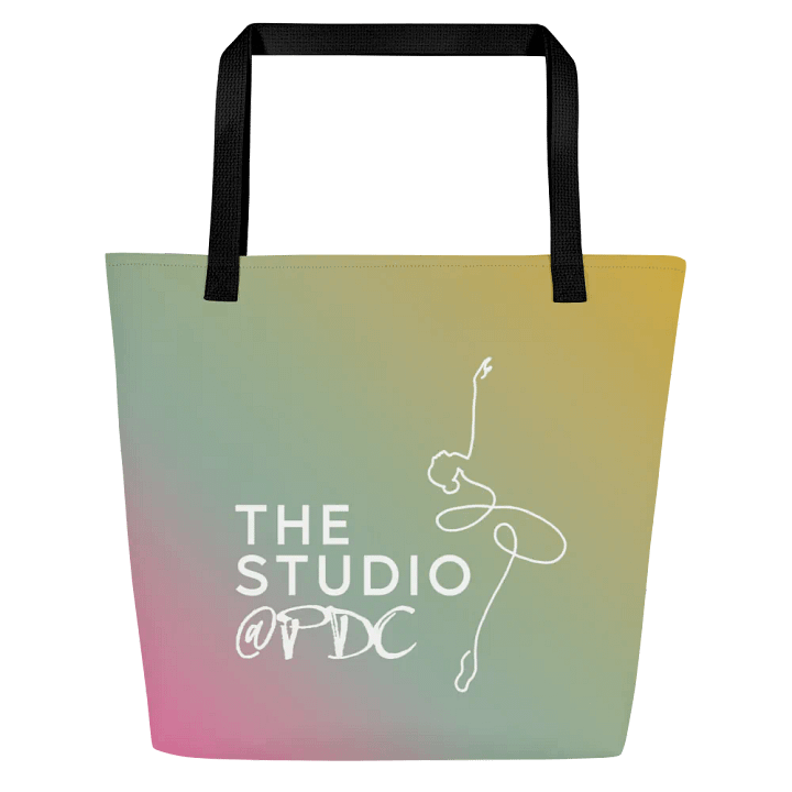 Shoe Bag Tote | Multicolour Gradient with White Logo product image (2)