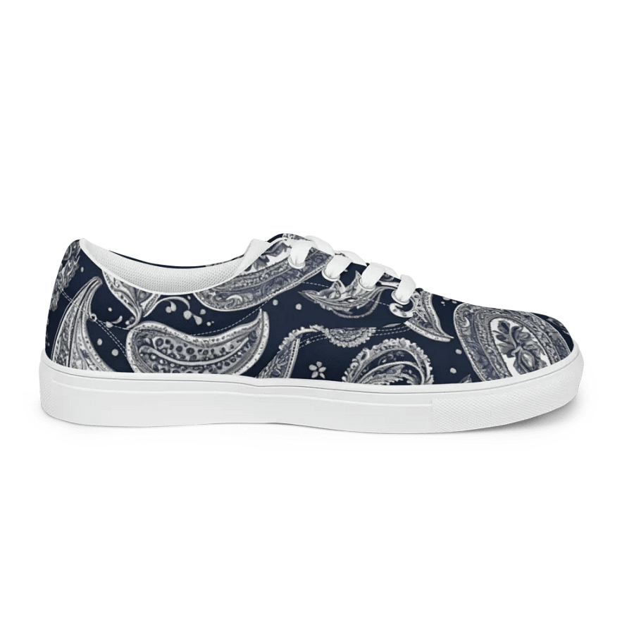 Paisley Dream Lace-Up Canvas Shoes product image (12)