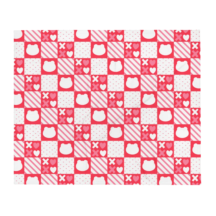 Valentine's Red Throw Blanket product image (2)