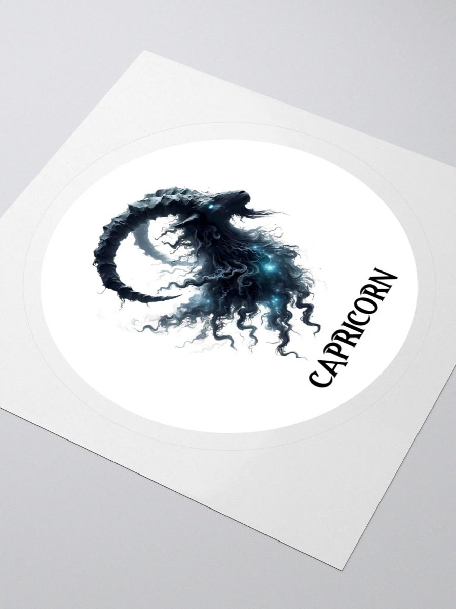 Mythical Capricorn Zodiac Round Sticker product image (7)