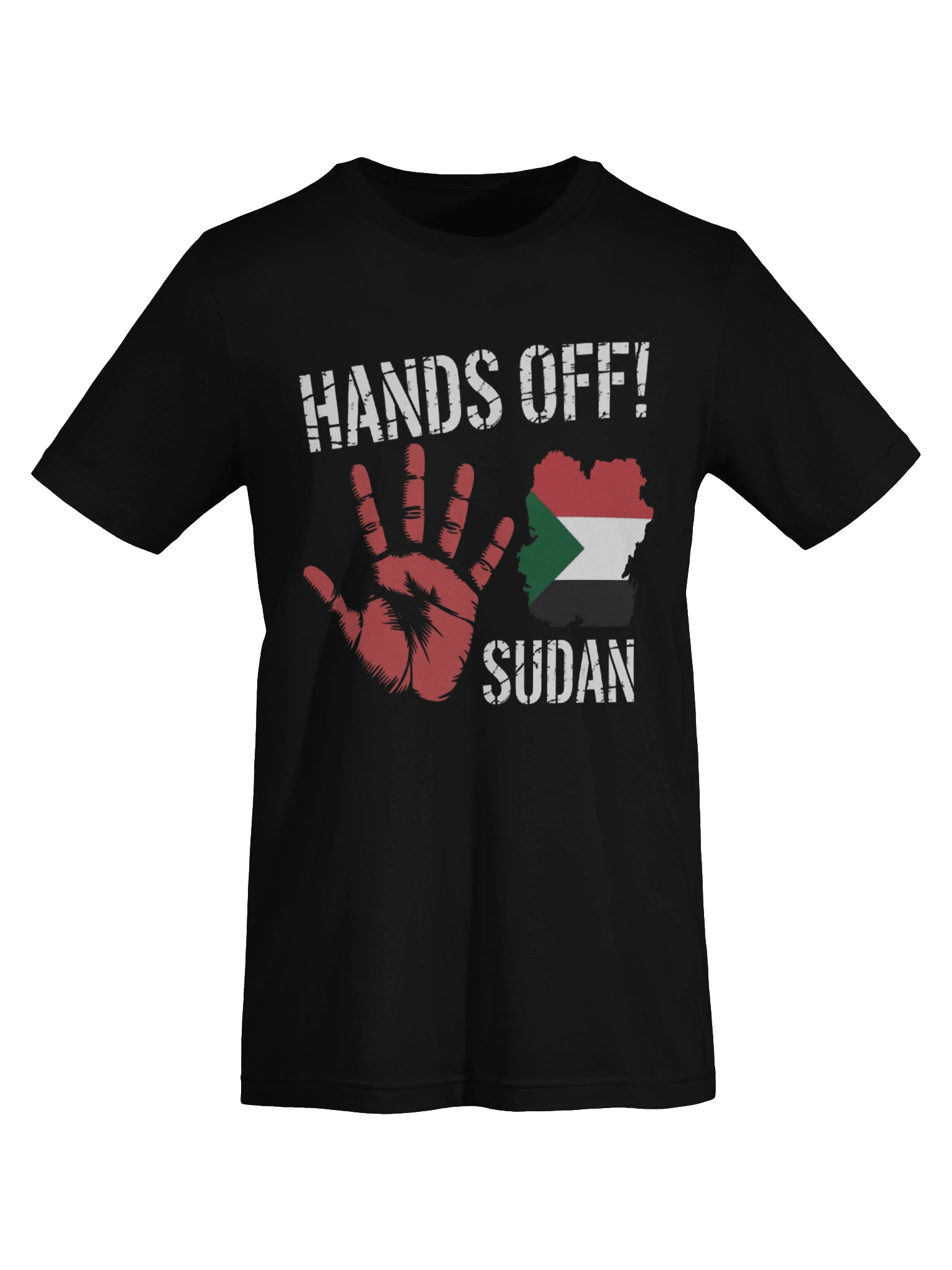 Hands off Sudan Africa Sudan Flag Supersoft T-shirt product image (7)