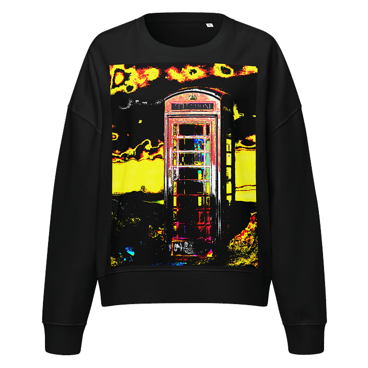 Psychedelic British Telephone Box Sweatshirt product image (1)