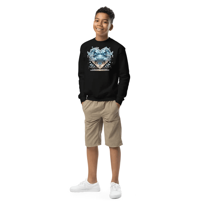 Pegasus Heart Car Youth Sweatshirt product image (1)