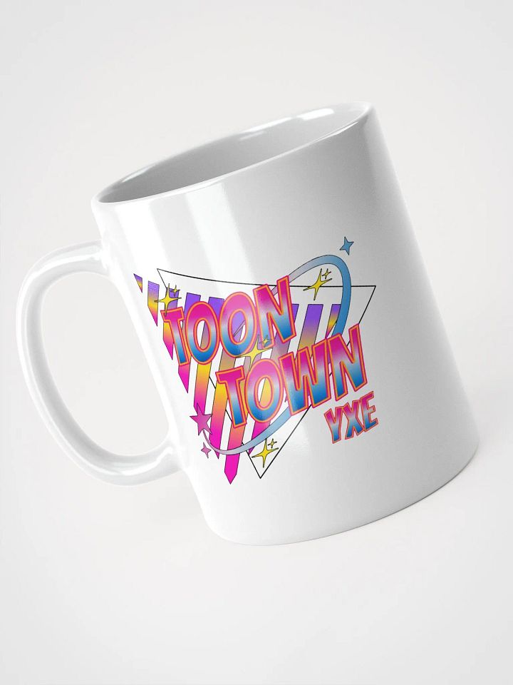 Toon Town Yxe Triangle White Glossy Mug product image (2)
