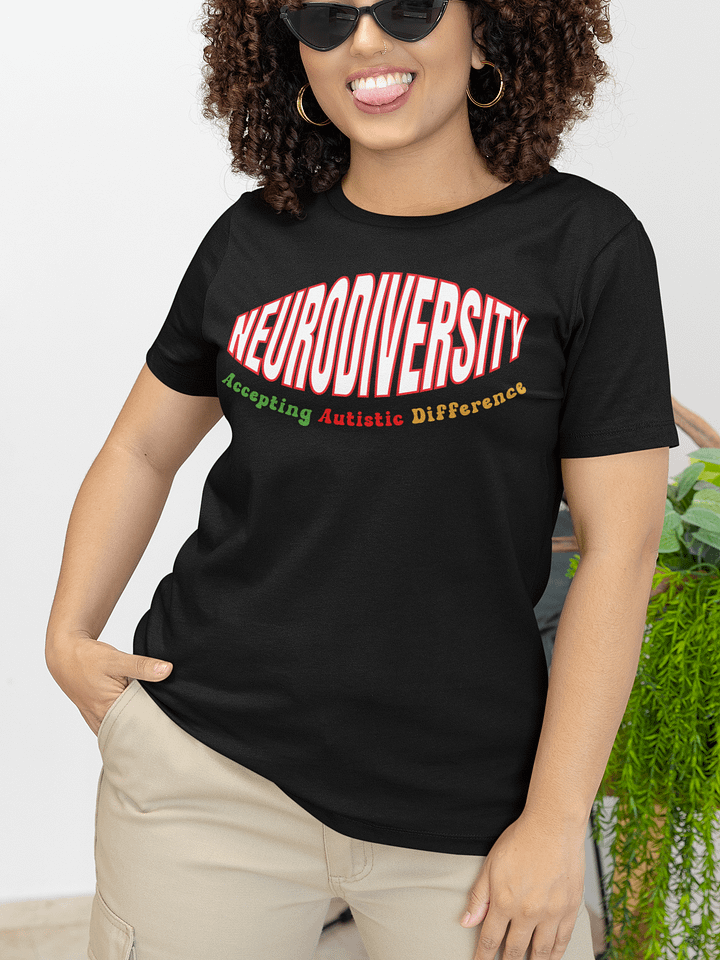 Neurodiversity, Accepting Autistic Difference Bella Canvas T-shirt product image (1)