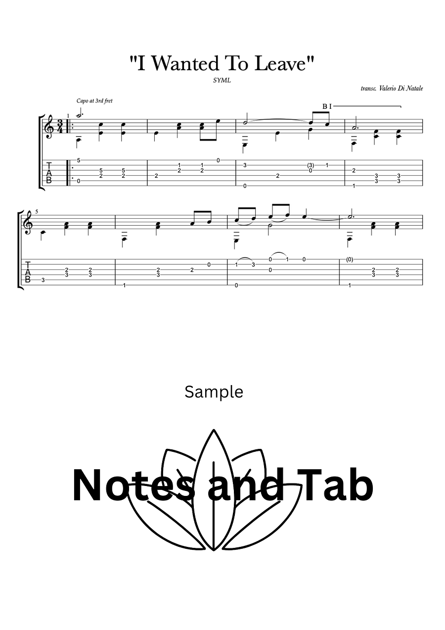 I Wanted To Leave" by SYML product image (2)