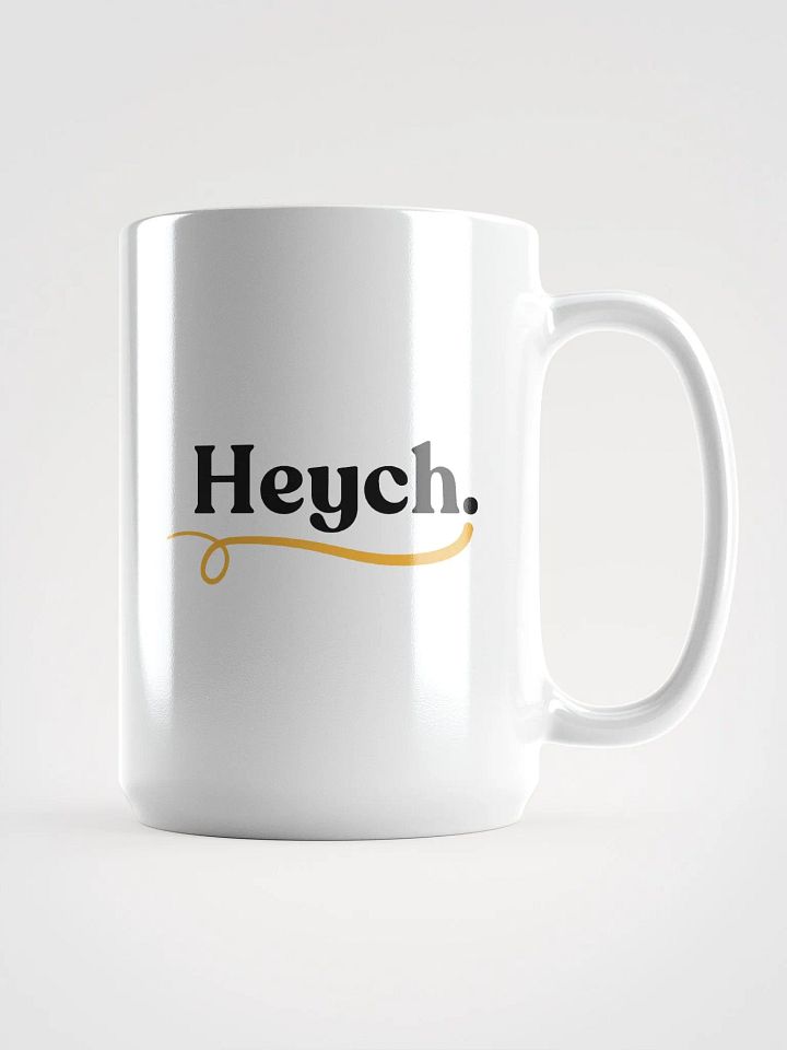 Heych Logo White Glossy Mug product image (1)