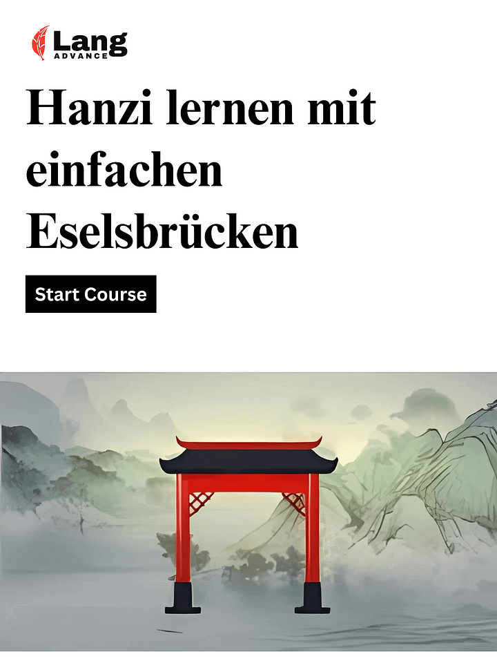 Lerne die chinesischen Schriftzeichen (Hanzi) mit Merksätzen product image (1)