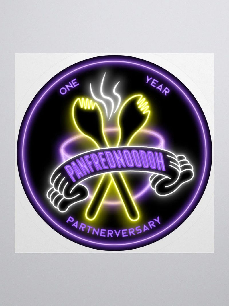 Limited Edition 1-Year Partnerversary Sticker