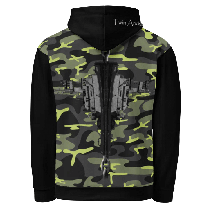 black & Green Hudson VB-Chain Hoodie product image (1)