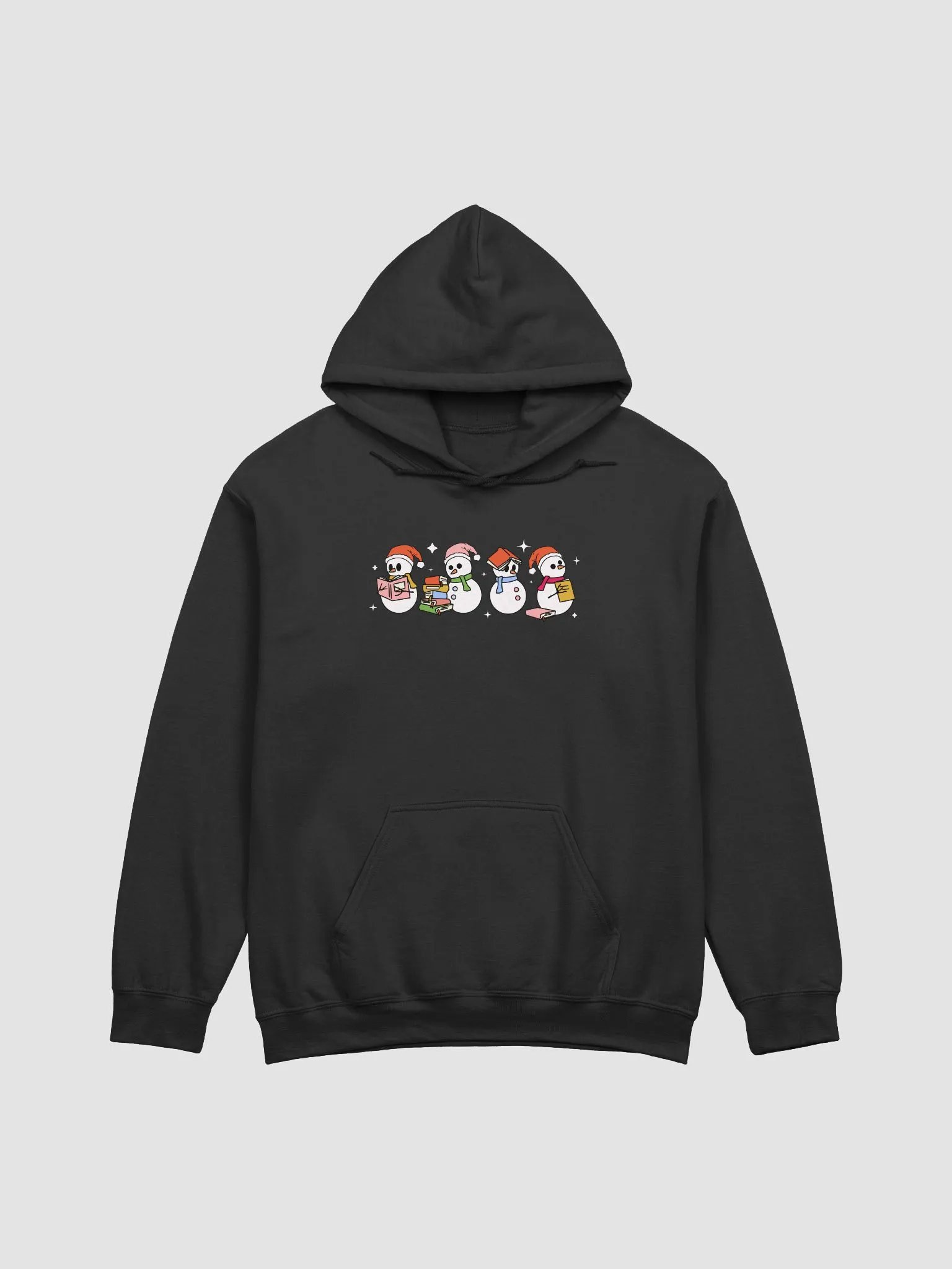Christmas Bookish Snowman Hoodie 3555 product image (3)