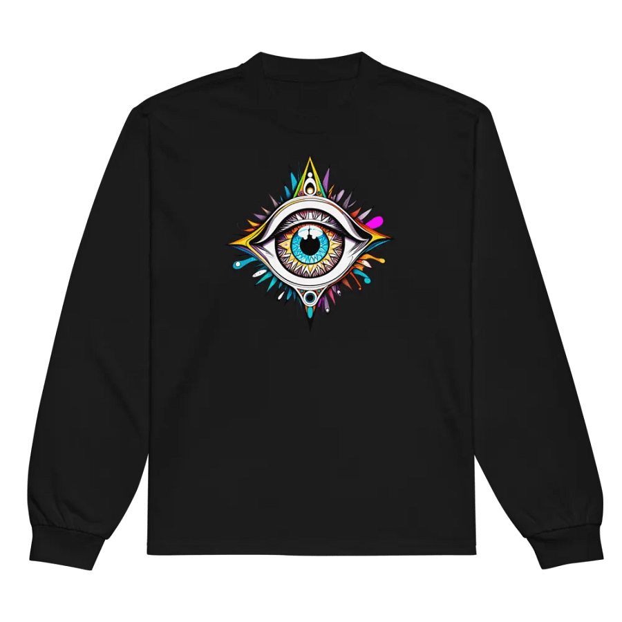 [Open Eye] - Unisex Premium Heavyweight Long Sleeve Shirt product image (8)