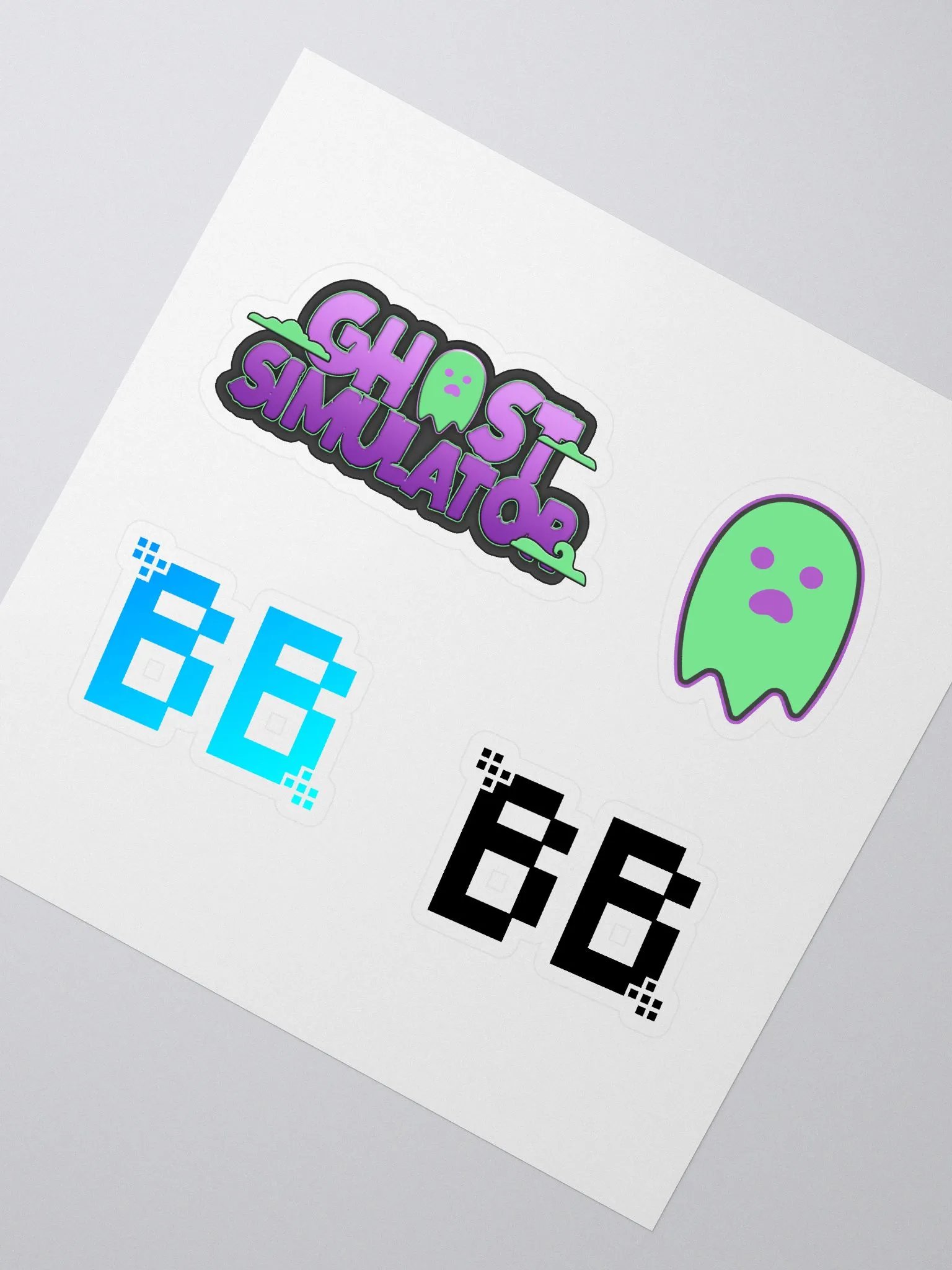 Logos Sticker Sheet - Ghost Simulator product image (2)