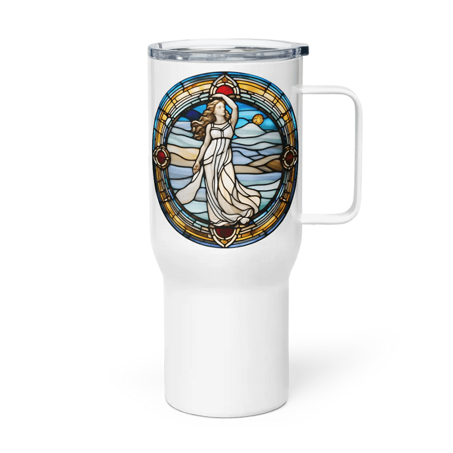 Spiritual Virgo - Unique Travel Mug Design - Circle Energy product image (3)
