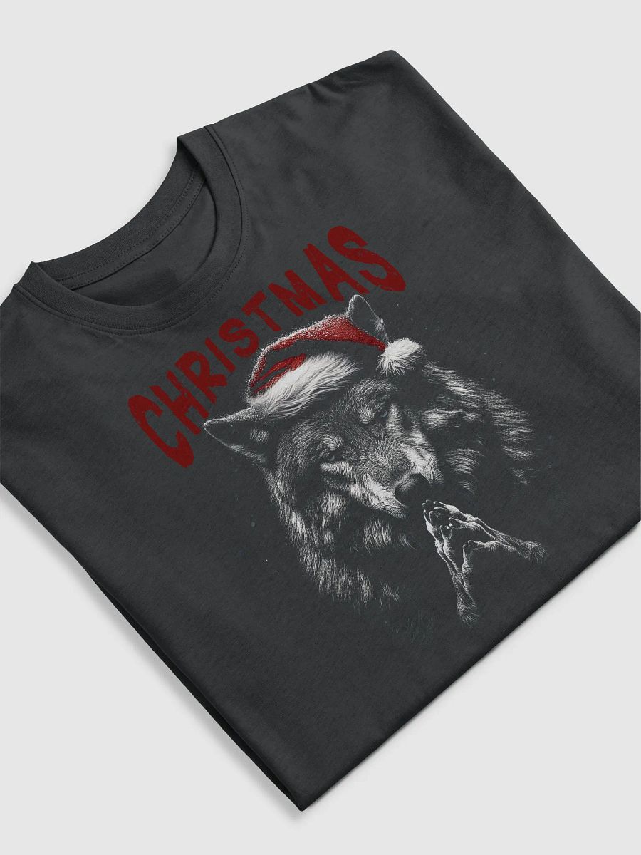 Santa Wolf Christmas Tee product image (5)
