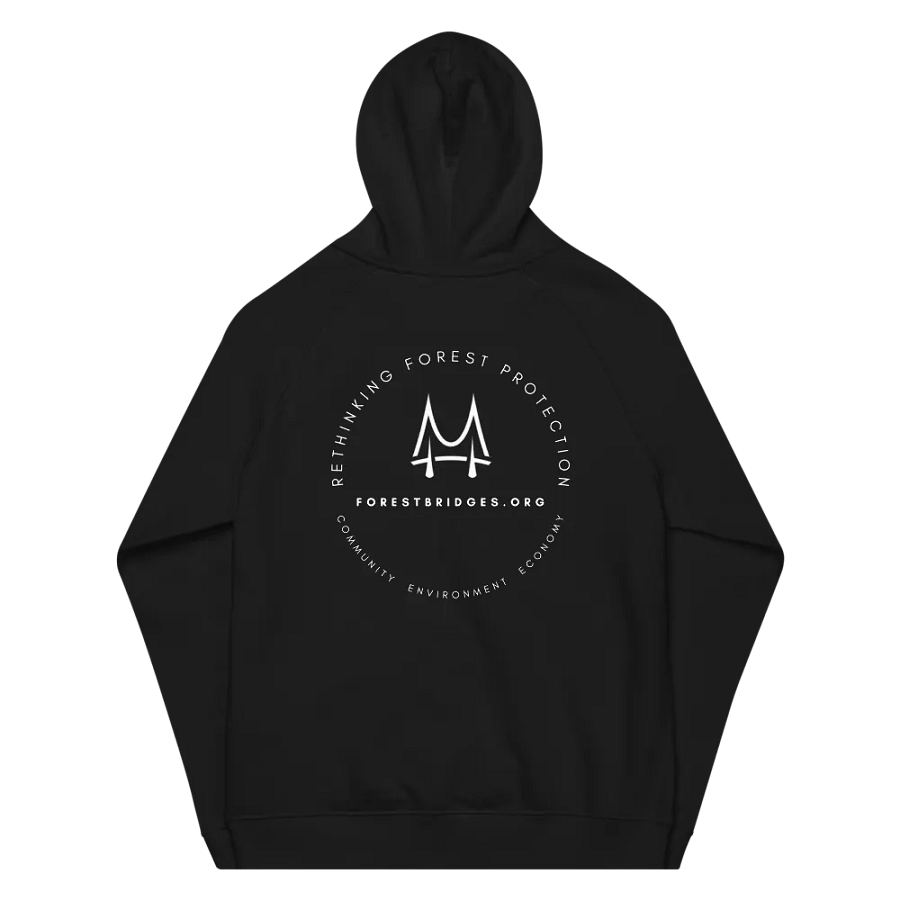 Forest Bridges Fall Colors Hoodies with Greyscale Logo & Emblem on Back product image (6)