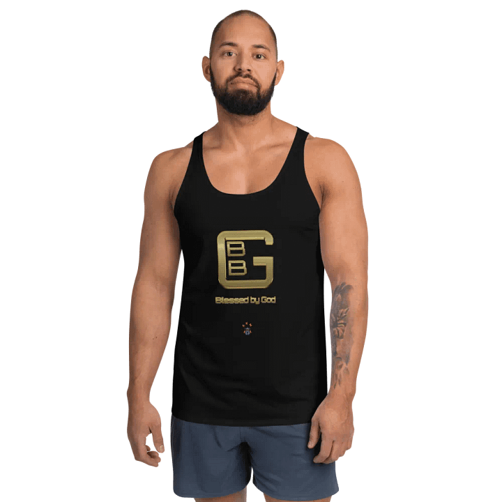 Black BBG Designer Logo Tank product image (1)