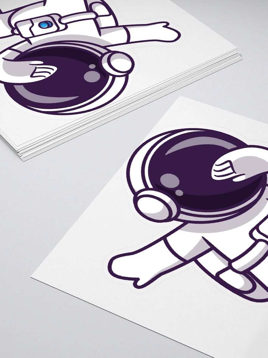 Dabbing Astronaut Emote Sticker product image (4)