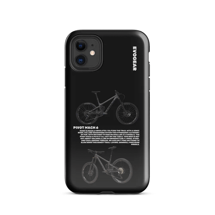 Black Pivot Mach 6 iPhone Case product image (2)