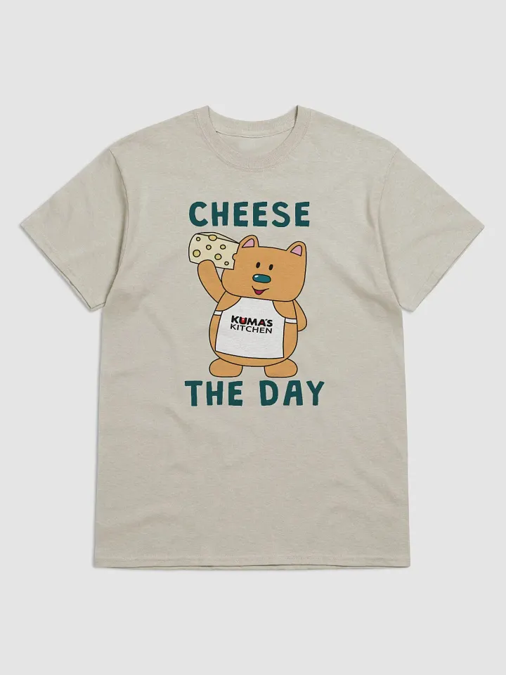 Cheese the Day Cartoon T-shirt product image (1)