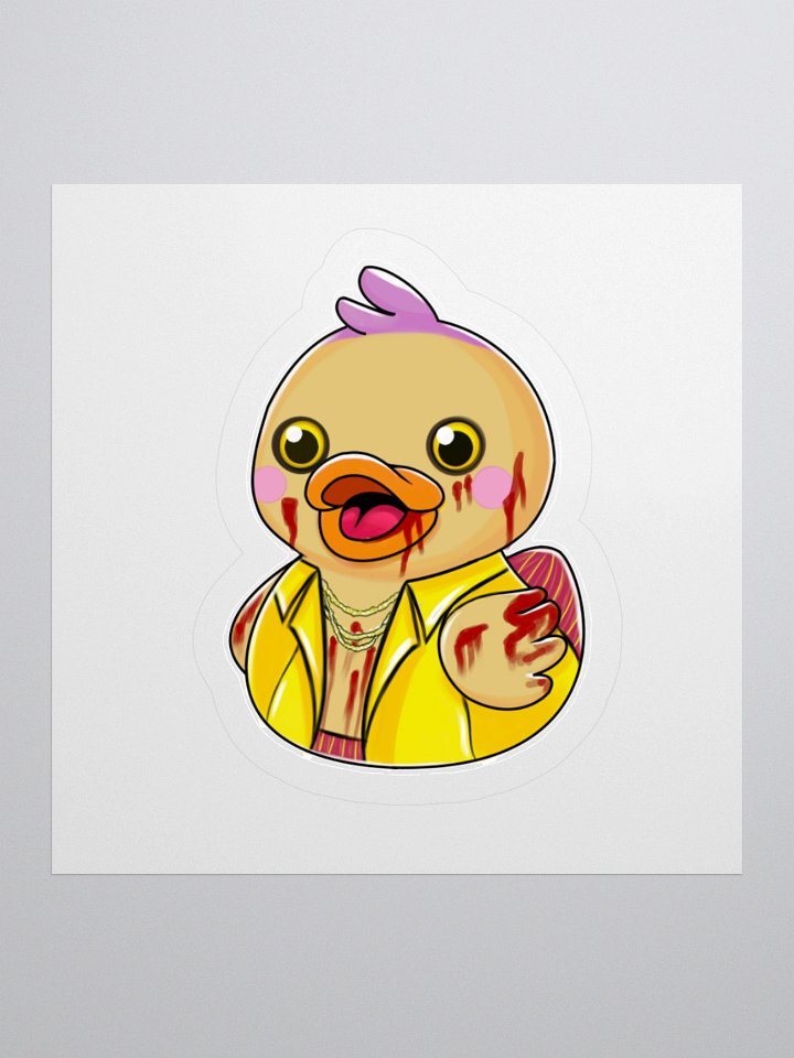 The Trickster Duck Kiss Cut Sticker product image (1)