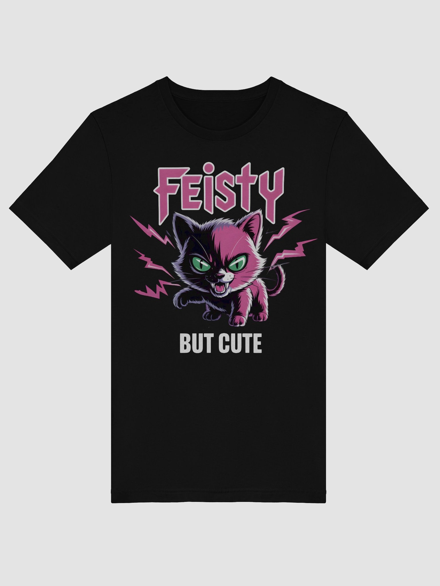 Feisty Feline Lightning T-Shirt product image (5)