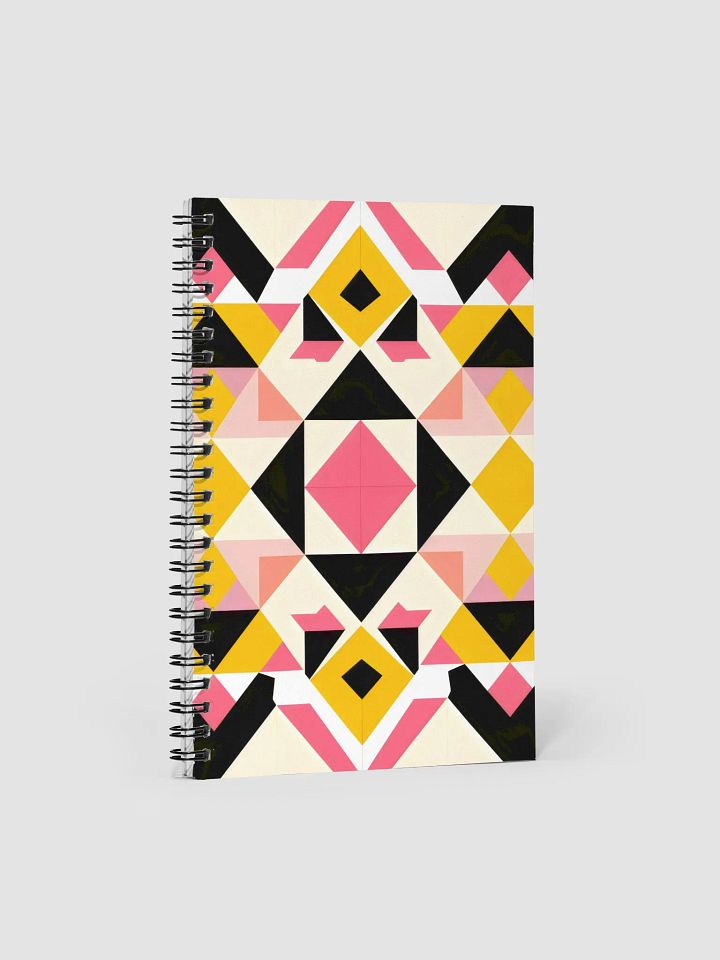 Geometric Harmony Spiral Notebook product image (1)