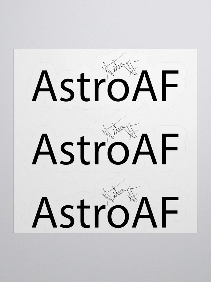 AstroAF Signature Cutouts Sticker Pack product image (1)