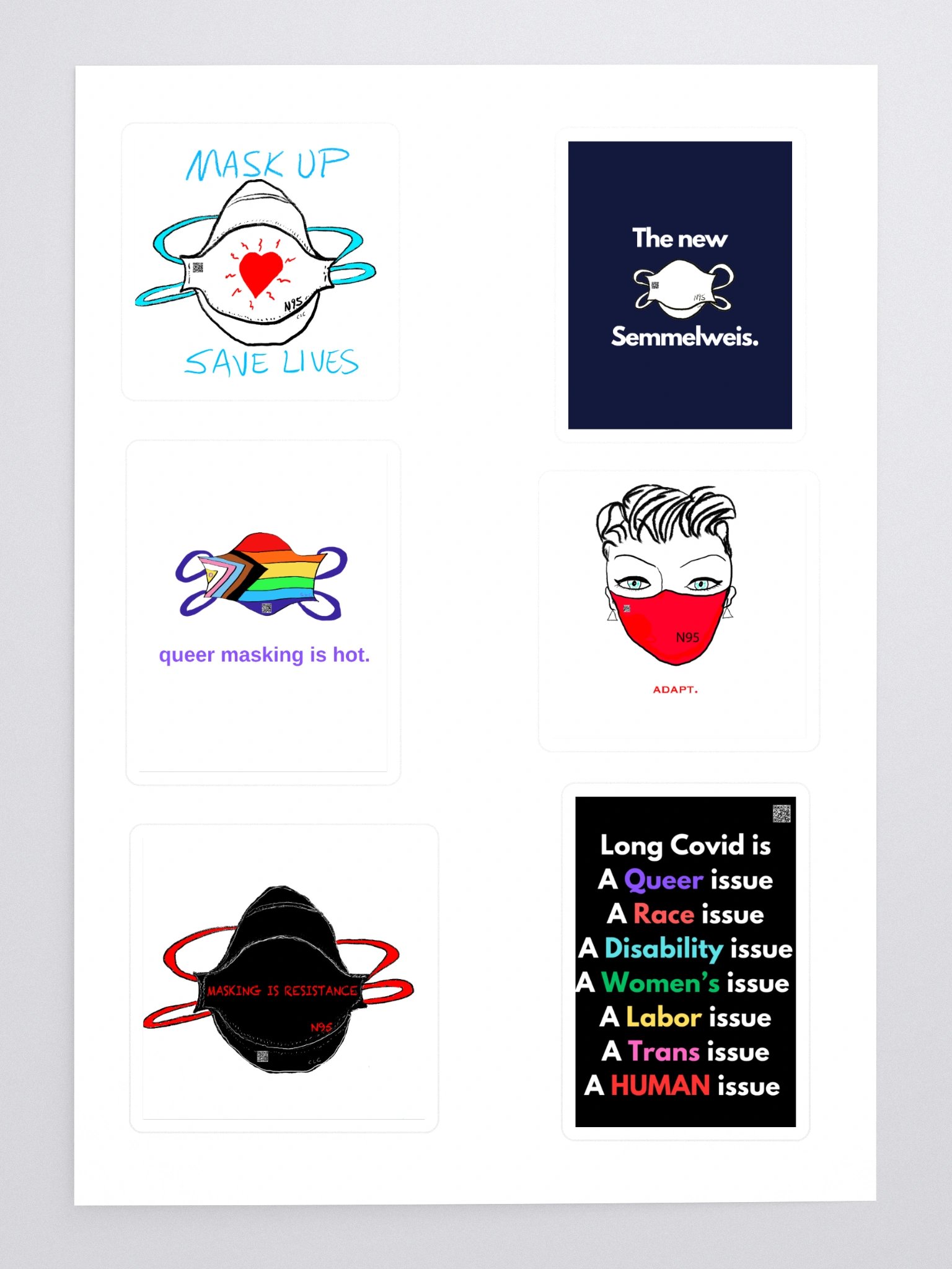 Sticker variety 6 pack product image (3)