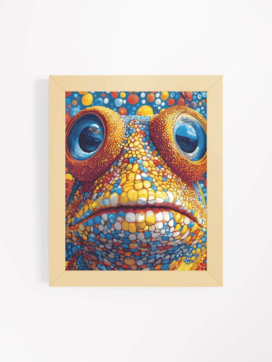Framed wall art, titled 