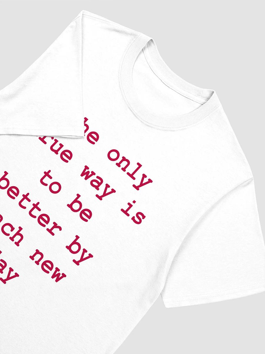 The only true way is to be better by each new day T-Shirt product image (3)